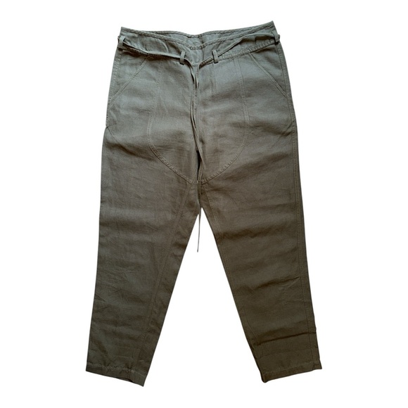 Ulla Johnson Pants - Ulla Johnson Olive Cropped Pants